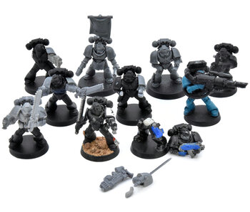 SPACE MARINES 10 Tactical Marines #8 Missing Parts Warhammer 40K