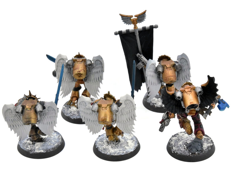 Games Workshop BLOOD ANGELS 5 Sanguinary Guards #2 Warhammer 40K