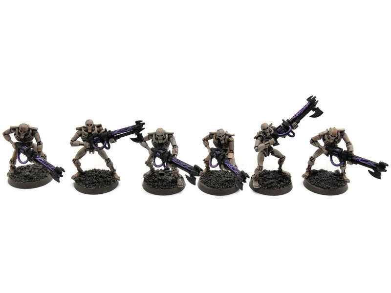 Games Workshop NECRONS 6 Warriors #1 WELL PAINTED Warhammer 40K
