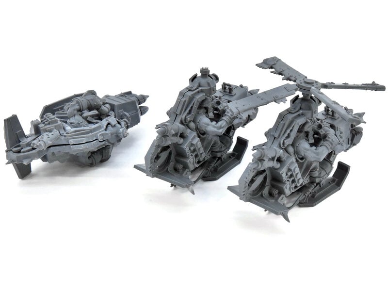Games Workshop ORKS 3 Deffkoptas #1 Bad Condition Warhammer 40K