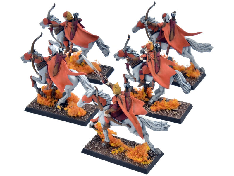 Games Workshop WOOD ELVES 5 Glade Riders #3 PRO PAINTED Warhammer Fantasy
