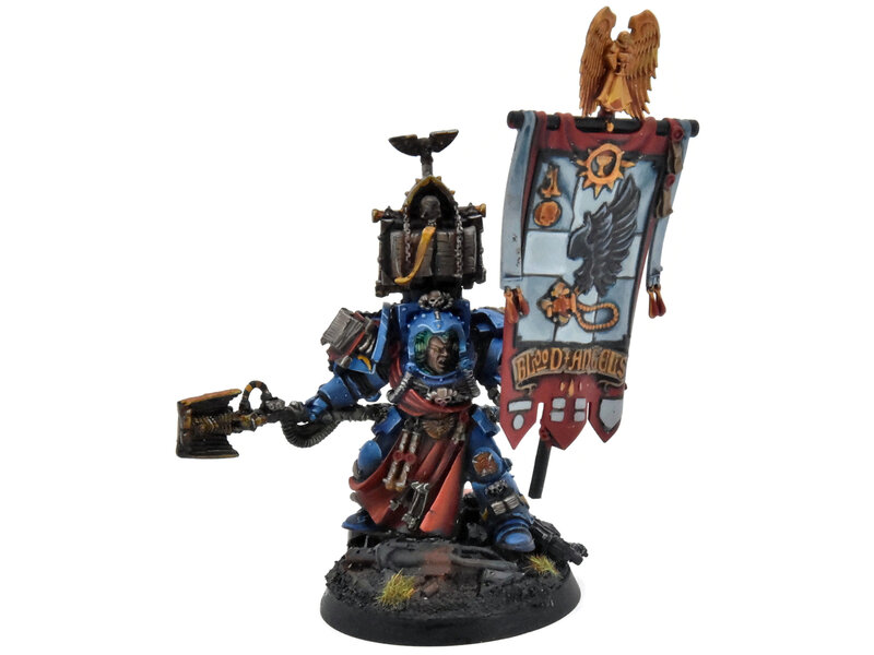 Games Workshop BLOOD ANGELS Librarian In Terminator Armour #1 METAL PRO PAINTED Warhammer 40K