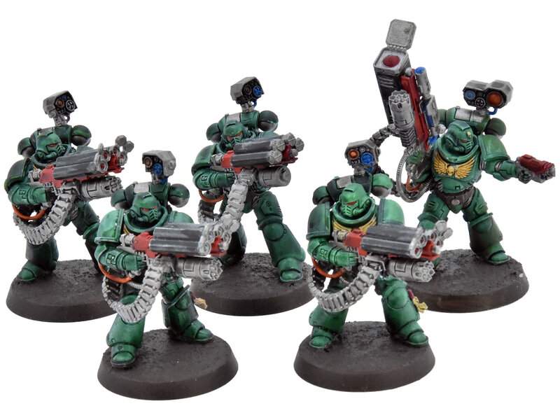 Games Workshop SPACE MARINES 5 Desolation Squad #1 Warhammer 40K WELL PAINTED
