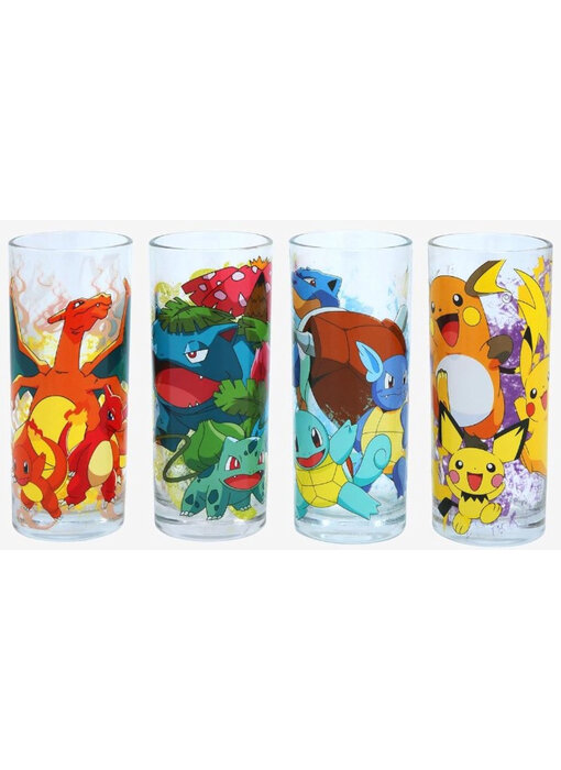 Pokémon 4pc Tumbler Set