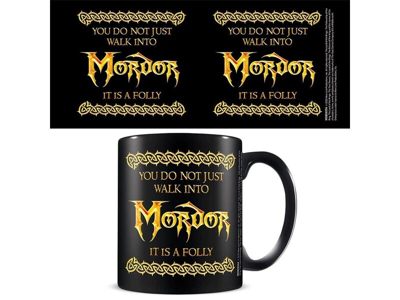 Lord of the Rings Mug – Mordor (Black)