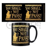 Lord of the Rings Mug – Shall Not Pass (Black)