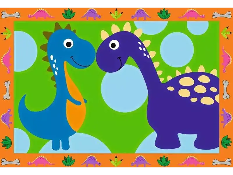 Ravensburger CreArt Land of the Dinosaurs - Paint by numbers for kids 5 years up