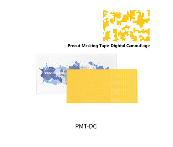 DSPIAE PMT-DC Precut Masking Tape - Digital Camouflage