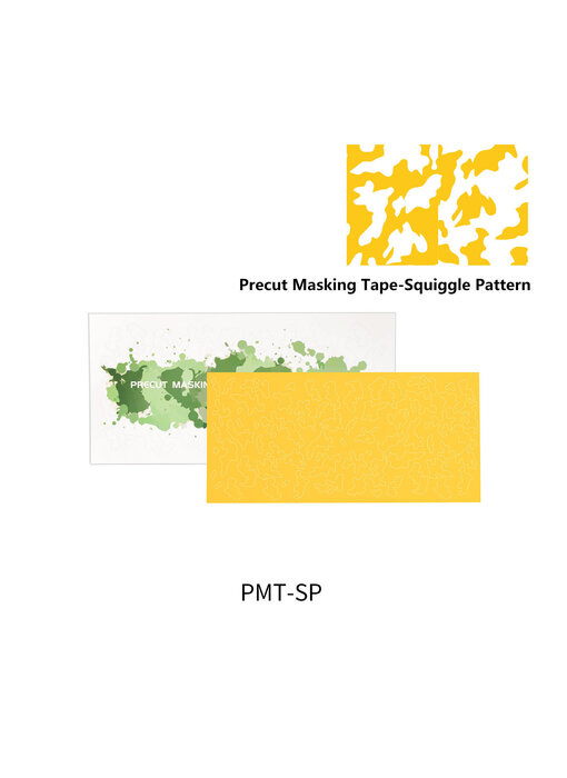 DSPIAE PMT-SP Precut Masking Tape - Squiggle Pattern
