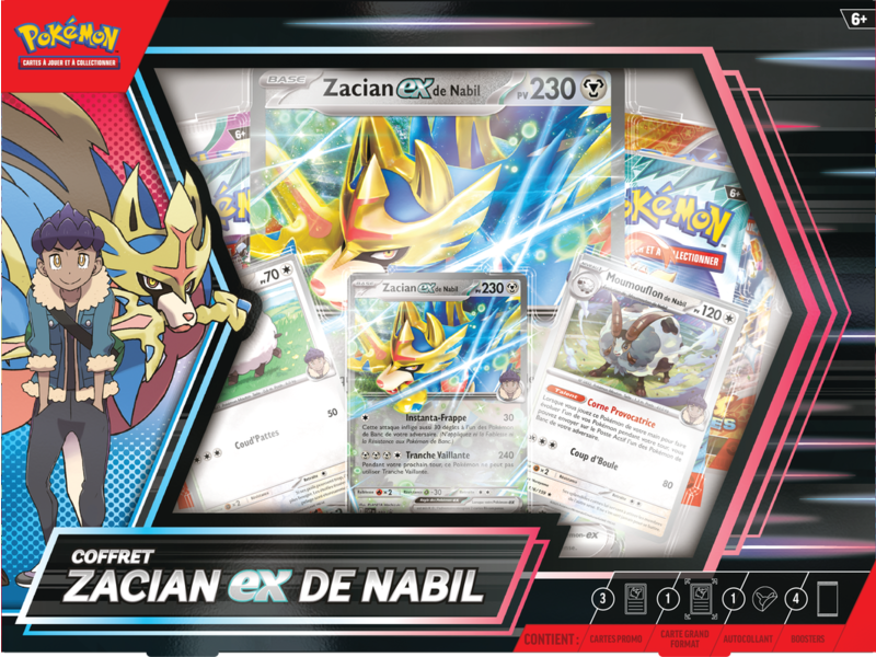 Pokémon Trading cards Pokemon Hops Zacian Ex Box (FRENCH)