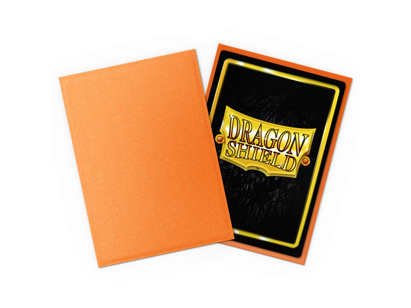 Dragon Shield Sleeves Matte Amber 100ct