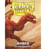 Dragon Shield Sleeves Matte Amber 100ct