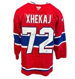 Arber Xhekaj Autographed Fanatics Premium Jersey