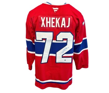 Arber Xhekaj Autographed Fanatics Premium Jersey