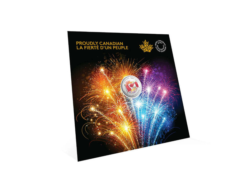 MINT $5 Proudly Canadian - Pure Silver Glow-in-the-Dark Coin - 2017
