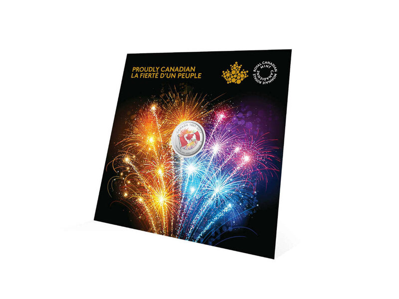 MINT $5 Proudly Canadian - Pure Silver Glow-in-the-Dark Coin - 2017