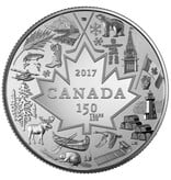 Monnaie Royale Canadienne $3 Heart of our Nation - Pure Silver Coin - 2017