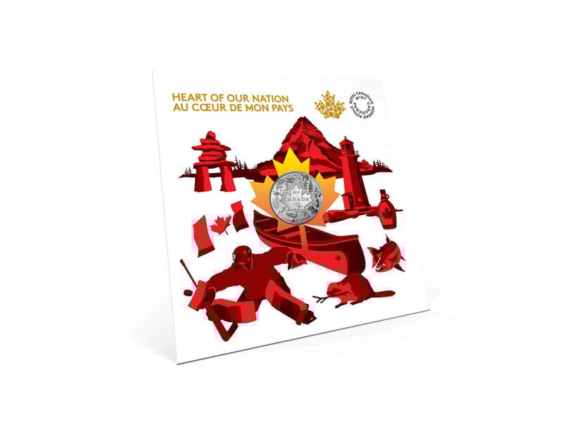 Monnaie Royale Canadienne $3 Heart of our Nation - Pure Silver Coin - 2017