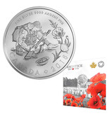 Monnaie Royale Canadienne $10 Armistice - Pure Silver Coin - 2018