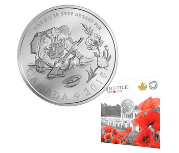 MINT $10 Armistice - Pure Silver Coin - 2018