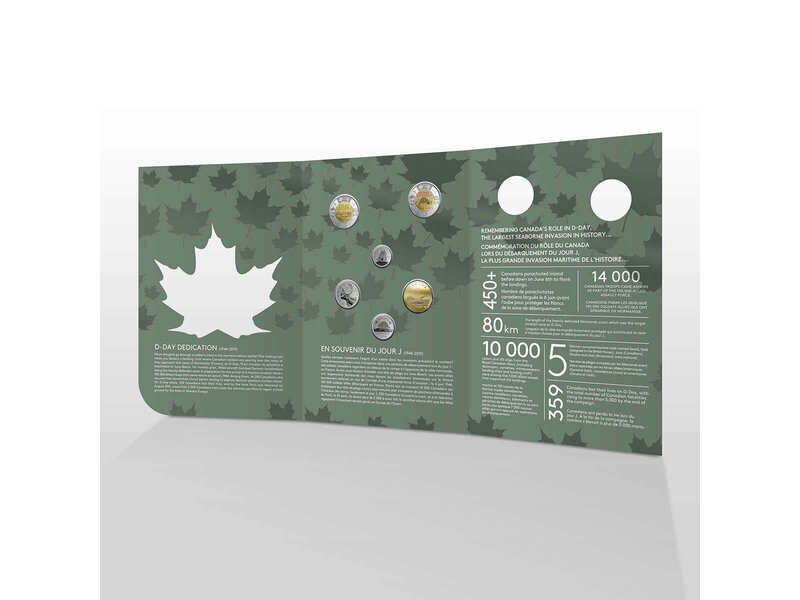 Monnaie Royale Canadienne D-Day Commemorative Collector Keepsake - 2019