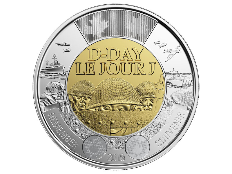 Monnaie Royale Canadienne MINT D-Day Commemorative Collector Keepsake - 2019
