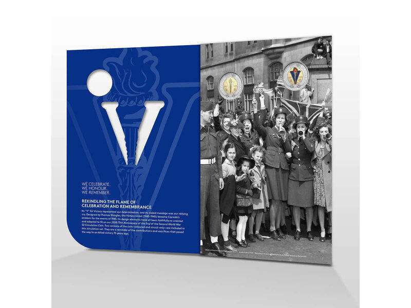 Monnaie Royale Canadienne MINT 75th Anniversary of the End of the Second World War Coins