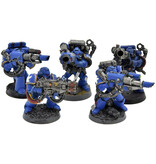 Games Workshop SPACE MARINES 5 Tactical Space Marines #6 SOME METAL Warhammer 40K