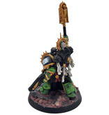 Games Workshop SALAMANDERS Chaplain #1 WELL PAINTED Warhammer 40K