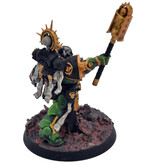 Games Workshop SALAMANDERS Chaplain #1 WELL PAINTED Warhammer 40K