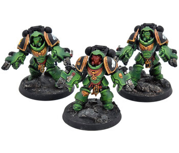 SALAMANDERS 3 Aggressors #1 Warhammer 40K WELL PAINTED