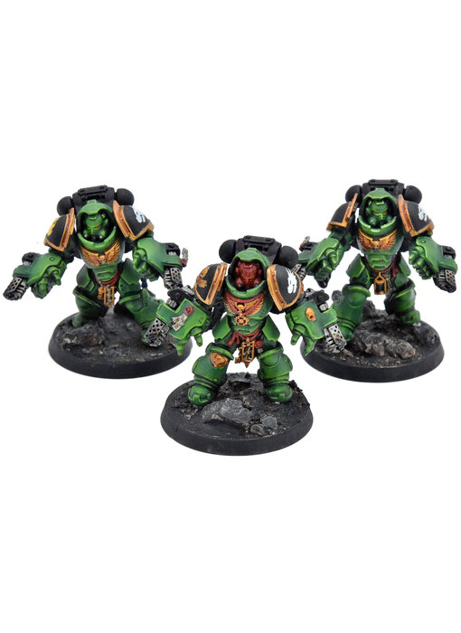 SALAMANDERS 3 Aggressors #1 Warhammer 40K WELL PAINTED