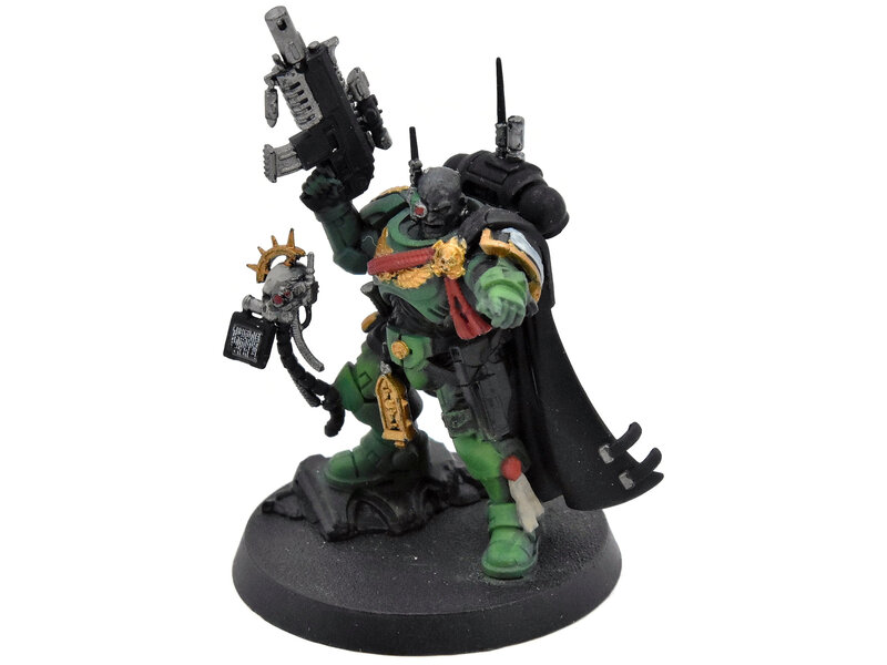 Games Workshop SALAMANDERS Captain in phobos armour #1 WELL PAINTED Warhammer 40K