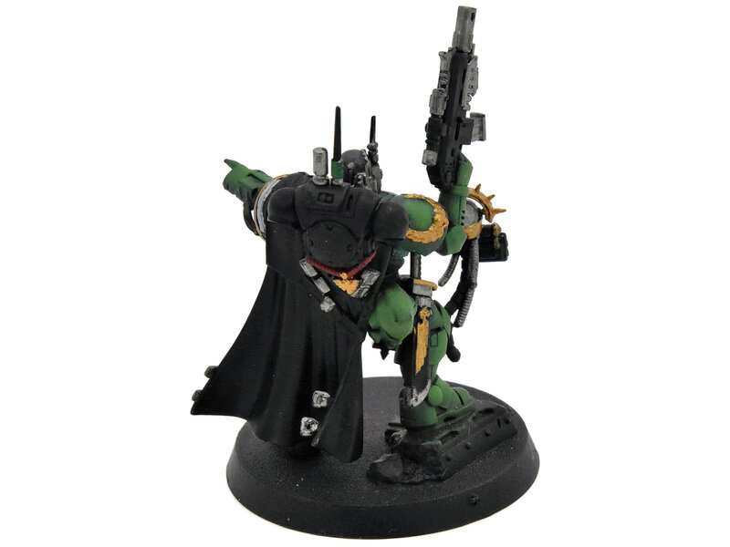 Games Workshop SALAMANDERS Captain in phobos armour #1 WELL PAINTED Warhammer 40K