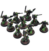Games Workshop SPACE MARINES 10 Assault Intercessors #1 WELL PAINTED Warhammer 40K salamanders