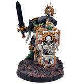 Games Workshop SALAMANDERS Captain with relic shield #1 WELL PAINTED Warhammer 40K