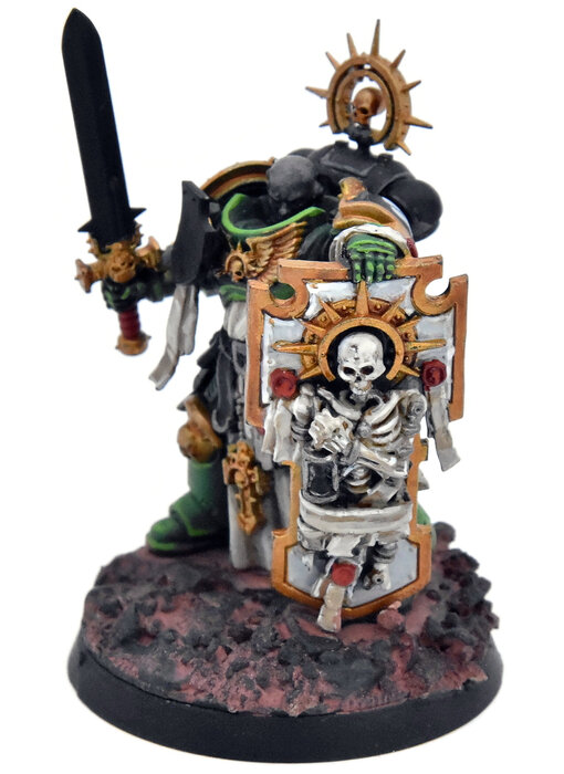 SALAMANDERS Captain with relic shield #1 WELL PAINTED Warhammer 40K