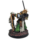 Games Workshop SALAMANDERS Captain with relic shield #1 WELL PAINTED Warhammer 40K