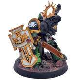 Games Workshop SALAMANDERS Lieutenant with stormshield #1 WELL PAINTED Warhammer 40K