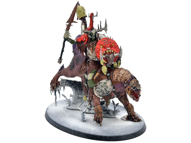 Games Workshop ORRUK WARCLANS Killaboss on Great Gnashtoof #1 Sigmar