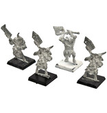 Games Workshop BEASTMEN 4 Pestigors #1 METAL Warhammer Fantasy