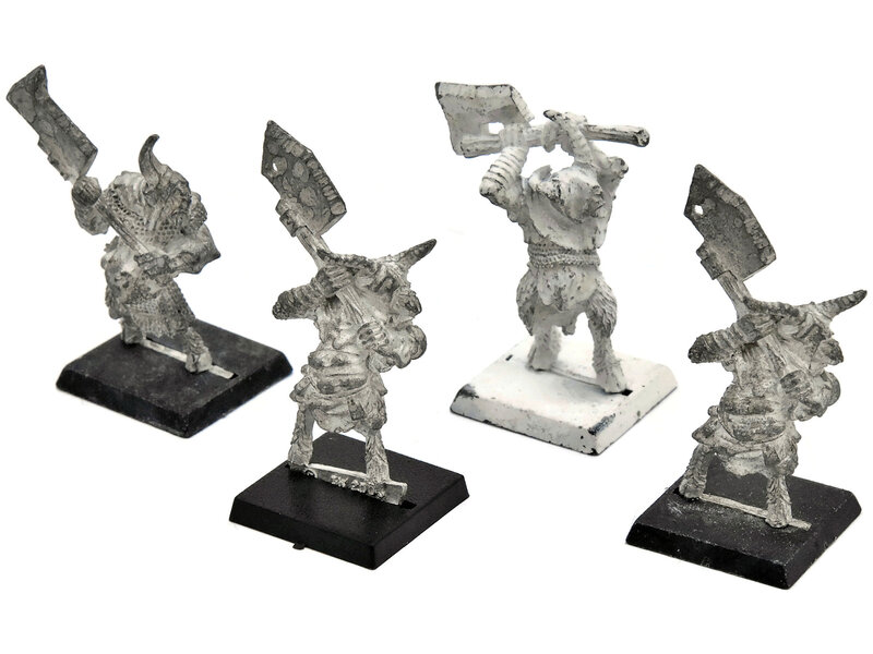 Games Workshop BEASTMEN 4 Pestigors #1 METAL Warhammer Fantasy