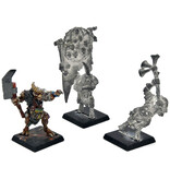 Games Workshop BEASTMEN 3 Pestigors Command #1 METAL Warhammer Fantasy