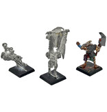 Games Workshop BEASTMEN 3 Pestigors Command #1 METAL Warhammer Fantasy