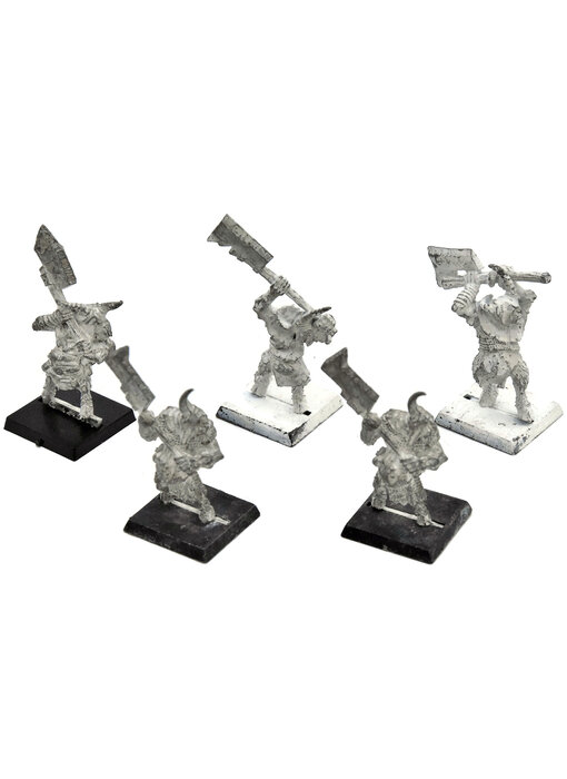BEASTMEN 5 Pestigors #13 METAL Warhammer Fantasy