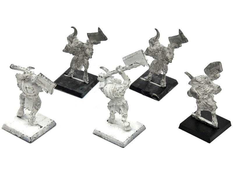Games Workshop BEASTMEN 5 Pestigors #13 METAL Warhammer Fantasy