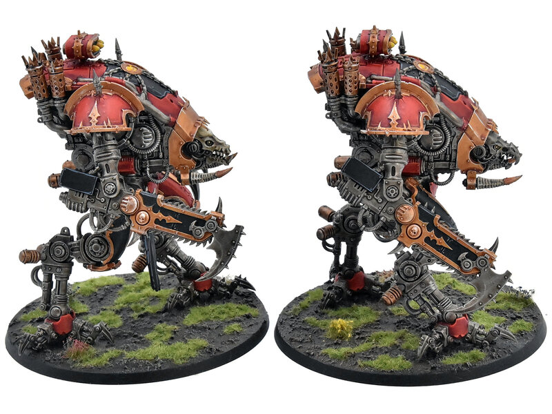 Games Workshop CHAOS SPACE MARINES 2 Wardogs #1 PRO PAINTED Warhammer 40K