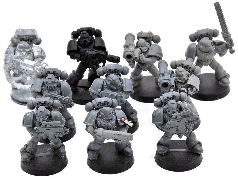 Games Workshop SPACE MARINES 10 Tactical Marines #20 Warhammer 40K