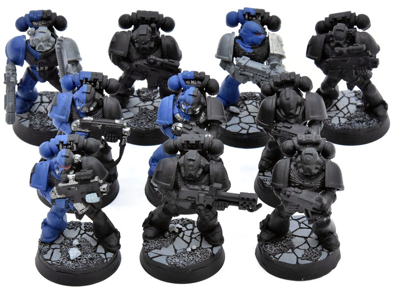 Games Workshop SPACE MARINES 10 Tactical Marines #3 Warhammer 40K