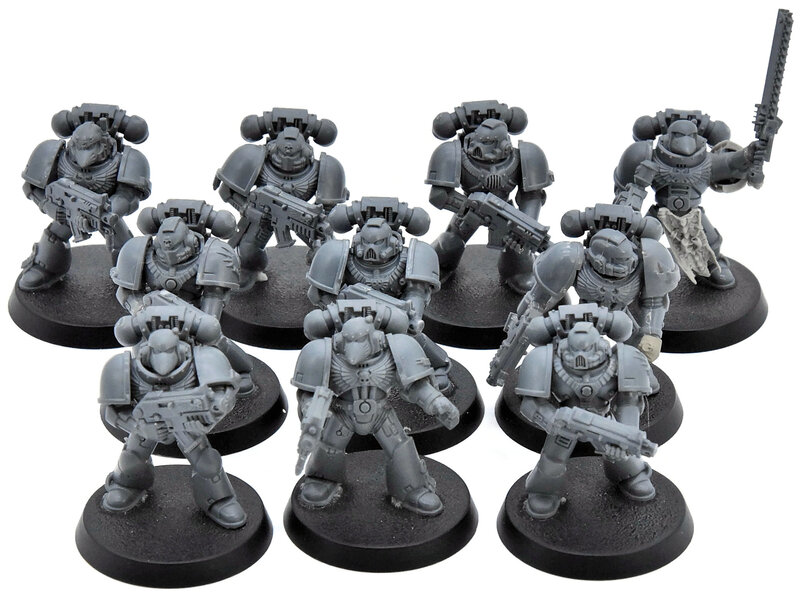 Games Workshop SPACE MARINES 10 Tactical Marines #31 Warhammer 40K